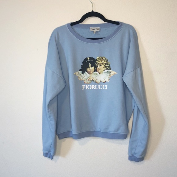fiorucci blue sweatshirt